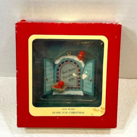 VTG Heirloom Collection 1991 New Home Window Christmas Ornament NIB - Picture 2 of 12